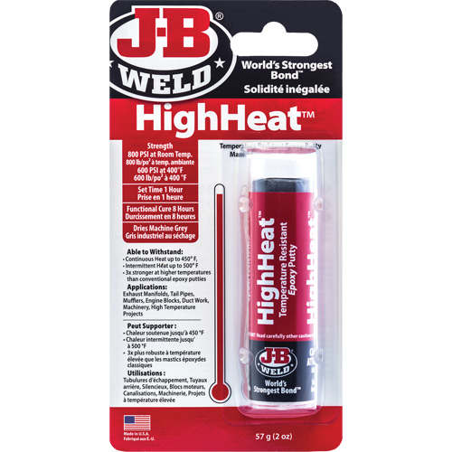 HighHeat Epoxy, 2 oz., Stick, Grey Waymarc Industries Inc