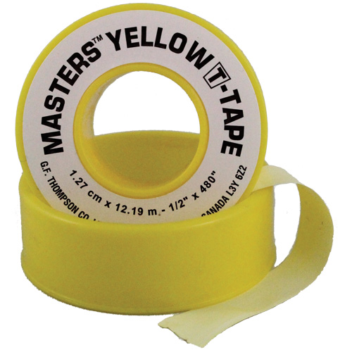 T-Tape, 260" L x 1/2" W, Yellow Waymarc Industries Inc