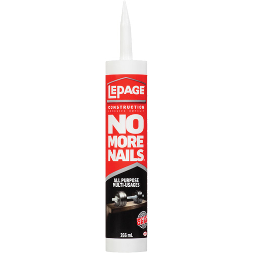 Adh&eacute;sif de construction multi-usages No More Nails Waymarc Industries Inc