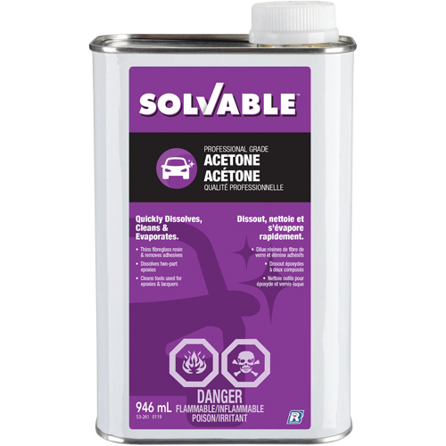 Ac&eacute;tone liquide, 946 ml Waymarc Industries Inc