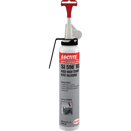 Superflex High Temp RTV Silicone Adhesive Sealant, Aerosol Can, Red Waymarc Industries Inc