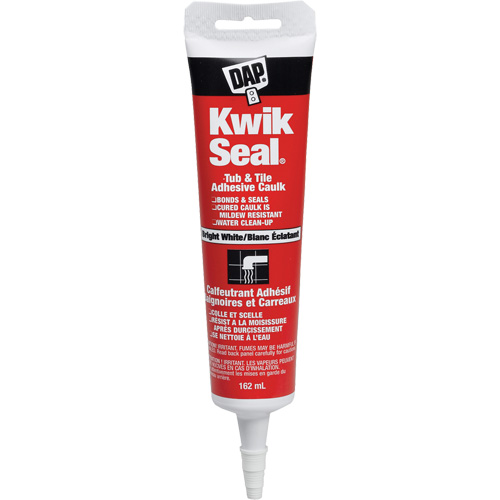 Produit d'&eacute;tanch&eacute;it&eacute; adh&eacute;sif pour cuisines et salles de bain Kwik Seal Waymarc Industries Inc