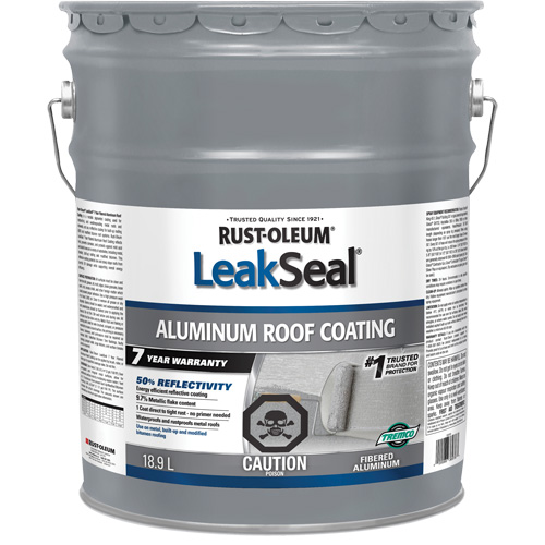 Rev&ecirc;tement de toit en aluminium 7 ans LeakSeal Waymarc Industries Inc