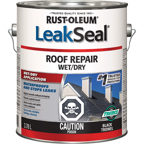 Produit de r&eacute;paration de toit sec/humide LeakSeal Waymarc Industries Inc