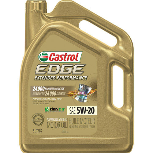Edge&reg; Extended Performance 5W-20 Motor Oil, 5 L, Jug Waymarc Industries Inc