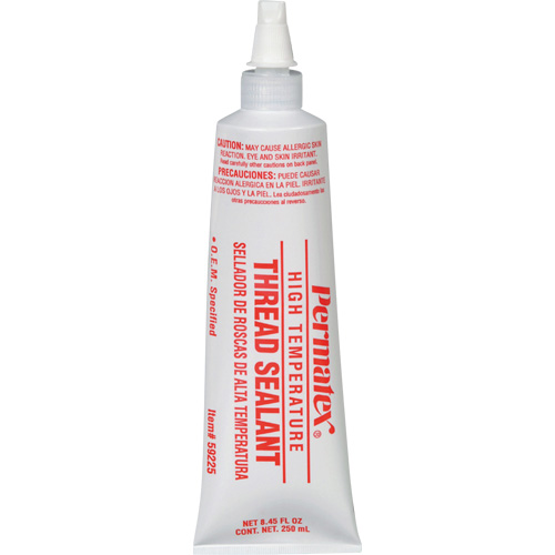 Scellant pour filetage haute temp&eacute;rature, Tube, 250 ml, -54° C - 204° C/-65° F - 400° F Waymarc Industries Inc