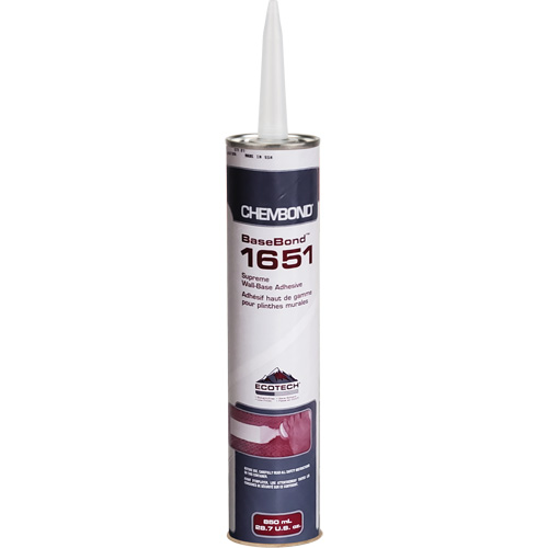 Adh&eacute;sif acrylique pour soubassement Chembond Basebond Supreme Waymarc Industries Inc