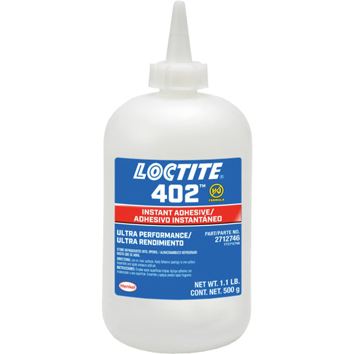 402 Instant Adhesive, Clear, Bottle, 500 g Waymarc Industries Inc