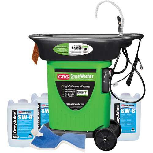 Trousse de bassin de nettoyage de pi&egrave;ces mobile SmartWasher SW-823 Waymarc Industries Inc