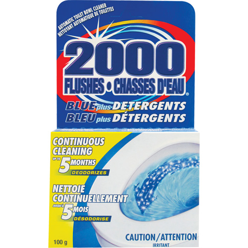 2000 Flushes&reg; Blue Plus Toilet Bowl Cleaning Detergent, 100 g, Tablet Waymarc Industries Inc