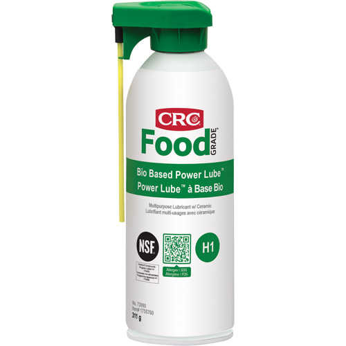 Lubrifiant polyvalent Power Lube biosourc&eacute; FoodGrade avec c&eacute;ramique, Canette a&eacute;rosol Waymarc Industries Inc