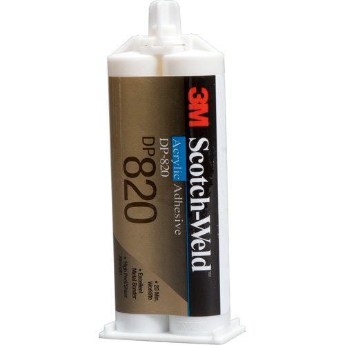 Adh&eacute;sif acrylique Scotch-Weld, Deux composants, Cartouche double, 400 ml, Blanc cass&eacute; Waymarc Industries Inc