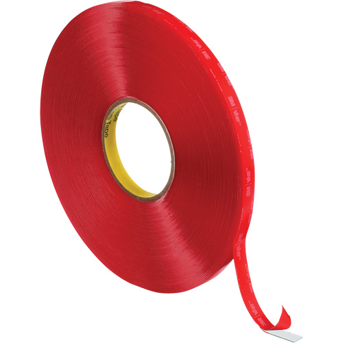 VHB Tape, 33 m (108') L x 12 mm (1/2") W, 40 mils, Acrylic Waymarc Industries Inc