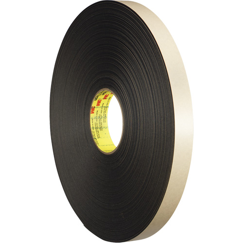 Double-Coated Foam Tape, 66 m (216') L x 12.7 mm (1/2") W, 31 mils, Polyethylene Waymarc Industries Inc