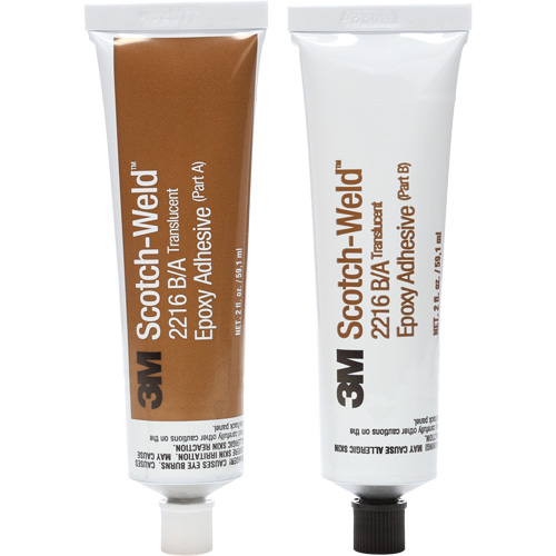 Scotch-Weld Adhesive, 2 fl. oz., Kit, Two-Part, Translucent Waymarc Industries Inc