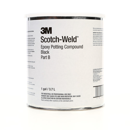 Scotch-Weld Potting Compound, 1 gal., Pail, Two-Part, Black Waymarc Industries Inc