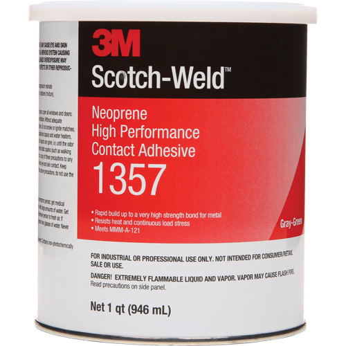 Colle contact haute performance &agrave; base de n&eacute;opr&egrave;ne, Canette, 32 oz liq., Gris Waymarc Industries Inc