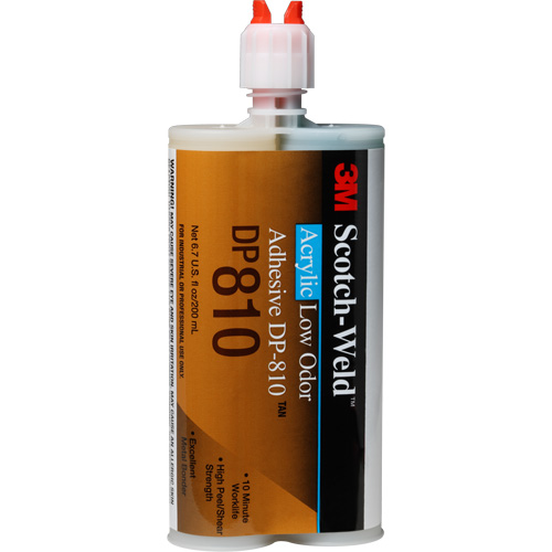 Scotch-Weld Low-Odor Acrylic Adhesive, Two-Part, Cartridge, 200 ml, Off-White Waymarc Industries Inc