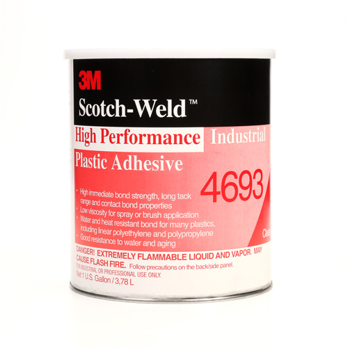 Adh&eacute;sif en plastique industriel haute performance, 1 gal., Gallon, Jaune Waymarc Industries Inc