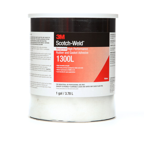 Adh&eacute;sif haute performance pour le caoutchouc et les joints, Gallon, Jaune Waymarc Industries Inc