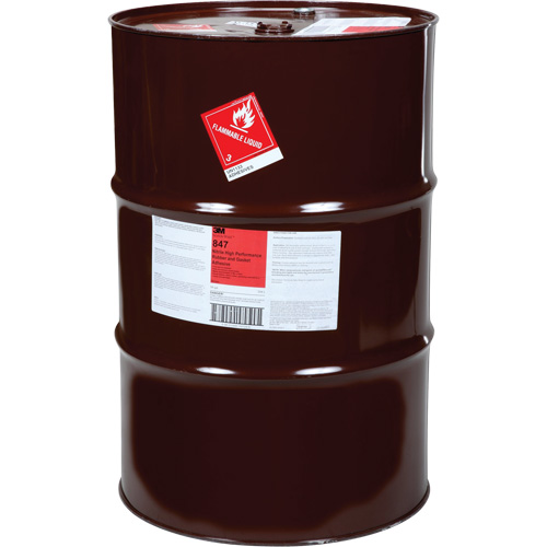 Adh&eacute;sive en nitrile haute performance pour caoutchouc et joint &eacute;tanche Scotch-Weld, Baril, Brun Waymarc Industries Inc