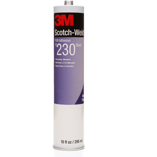 Adh&eacute;sif PUR Scotch-Weld, 10 oz, Cartouche, Noir Waymarc Industries Inc