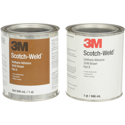 Adh&eacute;sif &agrave; base d'ur&eacute;thane 3549 Scotch-Weld, 64 oz liq., Canette, Brun Waymarc Industries Inc