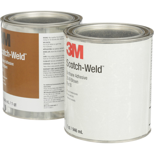 Adh&eacute;sif &agrave; base d'ur&eacute;thane 3549 Scotch-Weld, 64 oz liq., Canette, Brun Waymarc Industries Inc