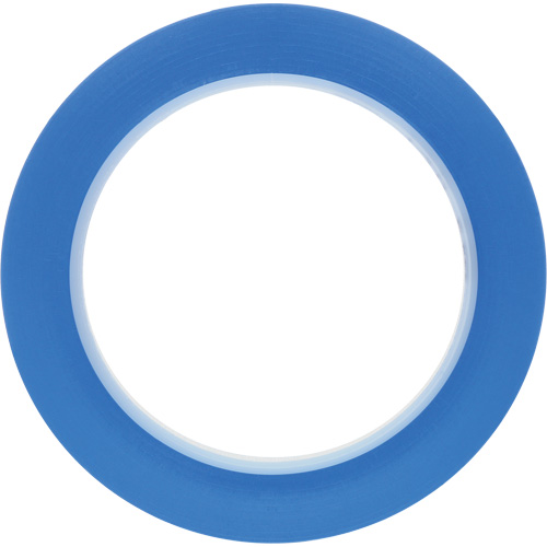 471 Vinyl Tape, 6 mm (1/4") W x 32.9 m (108') L, 5.2 mils, Blue Waymarc Industries Inc