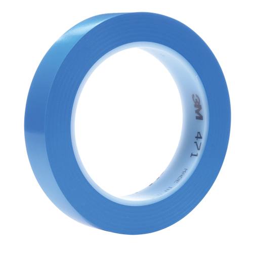 471+ Vinyl Tape, 50.8 mm (2") W x 32.9 m (108') L, 5.3 mils, Blue Waymarc Industries Inc