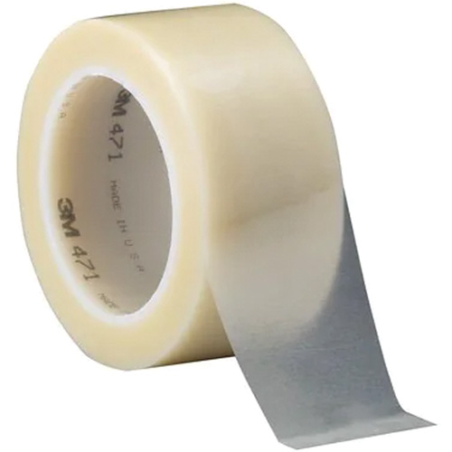 471 Vinyl Tape, 102 mm (4") W x 32.9 m (108') L, 5.3 mils, Yellow Waymarc Industries Inc