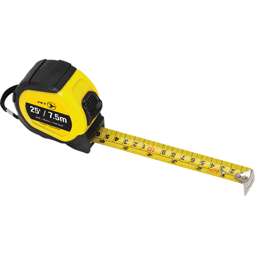 JTM-425SM Tape Measure, 25', Imperial & Metric Graduations Waymarc Industries Inc