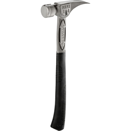 Mini marteau en titane meul&eacute;/courb&eacute; Tibone, 14 oz, Prise en Coussin&eacute;e Waymarc Industries Inc