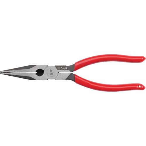Pince &agrave; bec long &agrave; poign&eacute;e tremp&eacute;e, 8" lo Waymarc Industries Inc