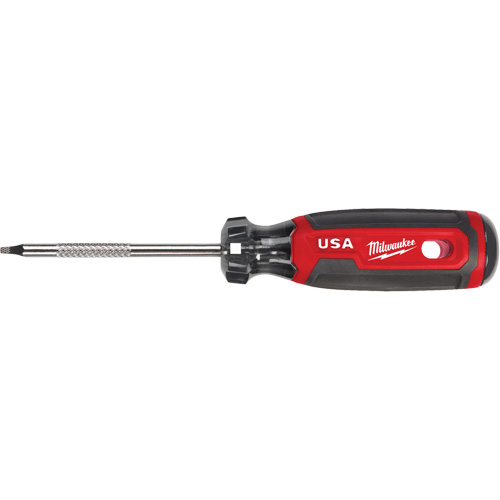 Square Screwdriver, #1 Tip, Round, 170 mm L, Cushion Grip Handle Waymarc Industries Inc