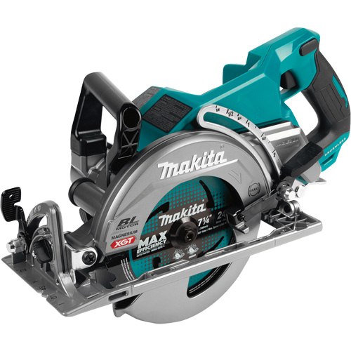 Scie circulaire sans fil avec moteur sans balai et poign&eacute;e arri&egrave;re (outil seulement), 7-1/4", 40 V Waymarc Industries Inc