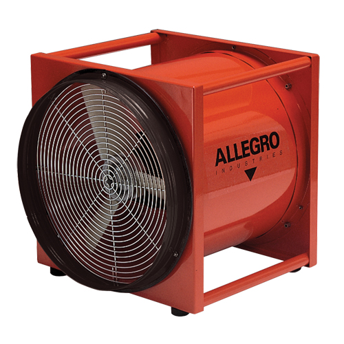 ALLEGRO INDUSTRIES Axial Blowers, 2 HP, 5500 CFM Waymarc Industries Inc