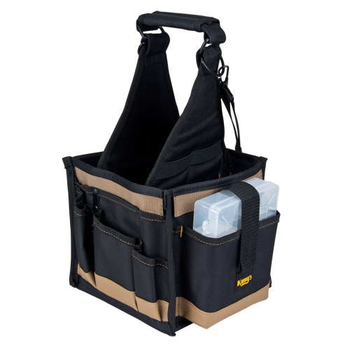 Tool Pouches, Canvas, 25 Pockets, Black Waymarc Industries Inc