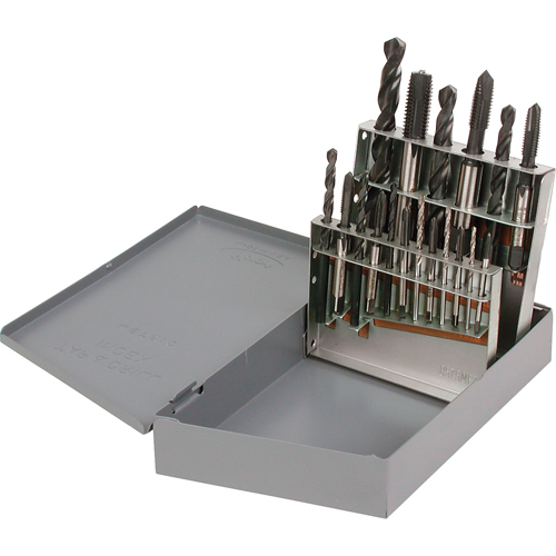 Blue Wizard Tap & Drill Set, 18 Pieces Waymarc Industries Inc