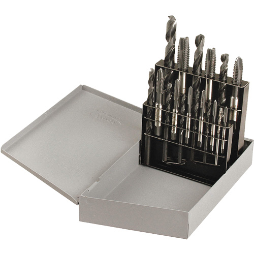 Jeu de tarauds &agrave; main Drill & Plug, 18 morceaux Waymarc Industries Inc