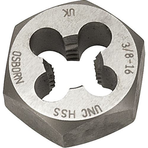 &eacute;crou-fili&egrave;re hexagonal, dia. 7/10", Filet de 1/4"-28, Acier rapide Waymarc Industries Inc