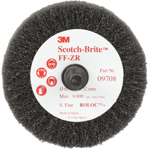 Scotch-Brite Cut & Polish Flap Brush, Aluminum Oxide, Fine Grit, 2-1/2" x 1-1/4" x 1/4" Waymarc Industries Inc