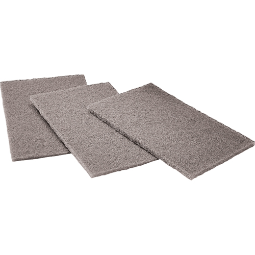 Tampons manuels Scotch-Brite, Carbure de silicium, 6" x 9", Grain Moyen Waymarc Industries Inc
