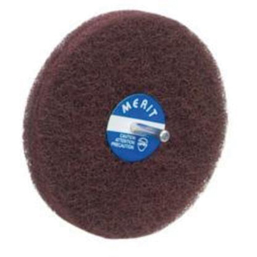 Abrasotex Non-Woven Disc Wheel, 5" Dia., Medium Grit, Aluminum Oxide Waymarc Industries Inc
