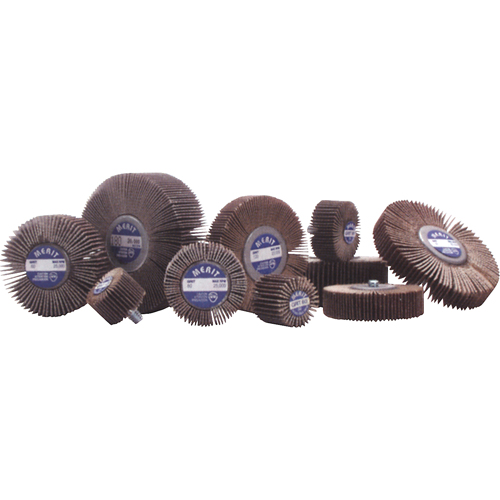 Flap Wheels - Mandrel Mounted Flap Wheels, Aluminum Oxide/Ceramic, 60 Grit, 1" x 1" x 1/4" Waymarc Industries Inc