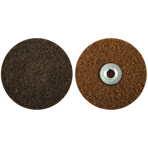Disque de pr&eacute;paration de surface verrouillable &agrave; remplacement rapide, 5" dia., Grain Cors&eacute;, Oxyde d'aluminium Waymarc Industries Inc
