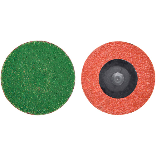 Zirc Plus Quick-Change Cloth Disc, 2" Dia., 120 Grit, Zirconia Alumina Waymarc Industries Inc