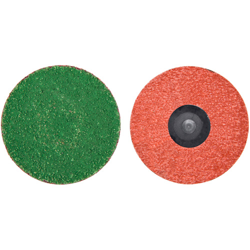 Zirc Plus Quick-Change Cloth Disc, 3" Dia., 120 Grit, Zirconia Alumina Waymarc Industries Inc