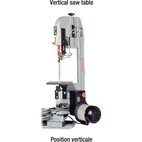 Metal Cutting Band Saws With Geardrive, Horizontal/Vertical, Round 7" and 7" x 12" Rectangular Cutting Capacity Waymarc Industries Inc