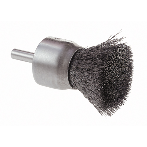 Brosse mont&eacute;e &agrave; fils ondul&eacute;s, 1", Fils 0.006 Waymarc Industries Inc